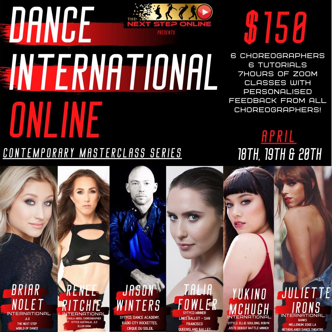 Amazing Lineup for Dance International Online